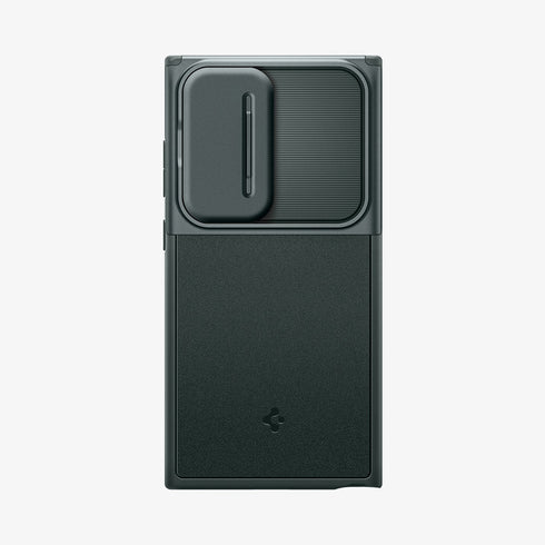 ACS07313 - Galaxy S24 Ultra Case Optik Armor in Black showing the back